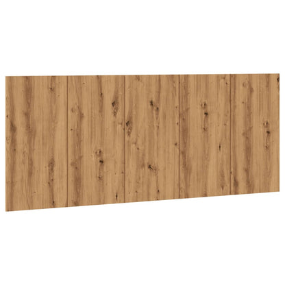 Bed Headboard Artisan Oak 200x1.5x80 cm Engineered Wood