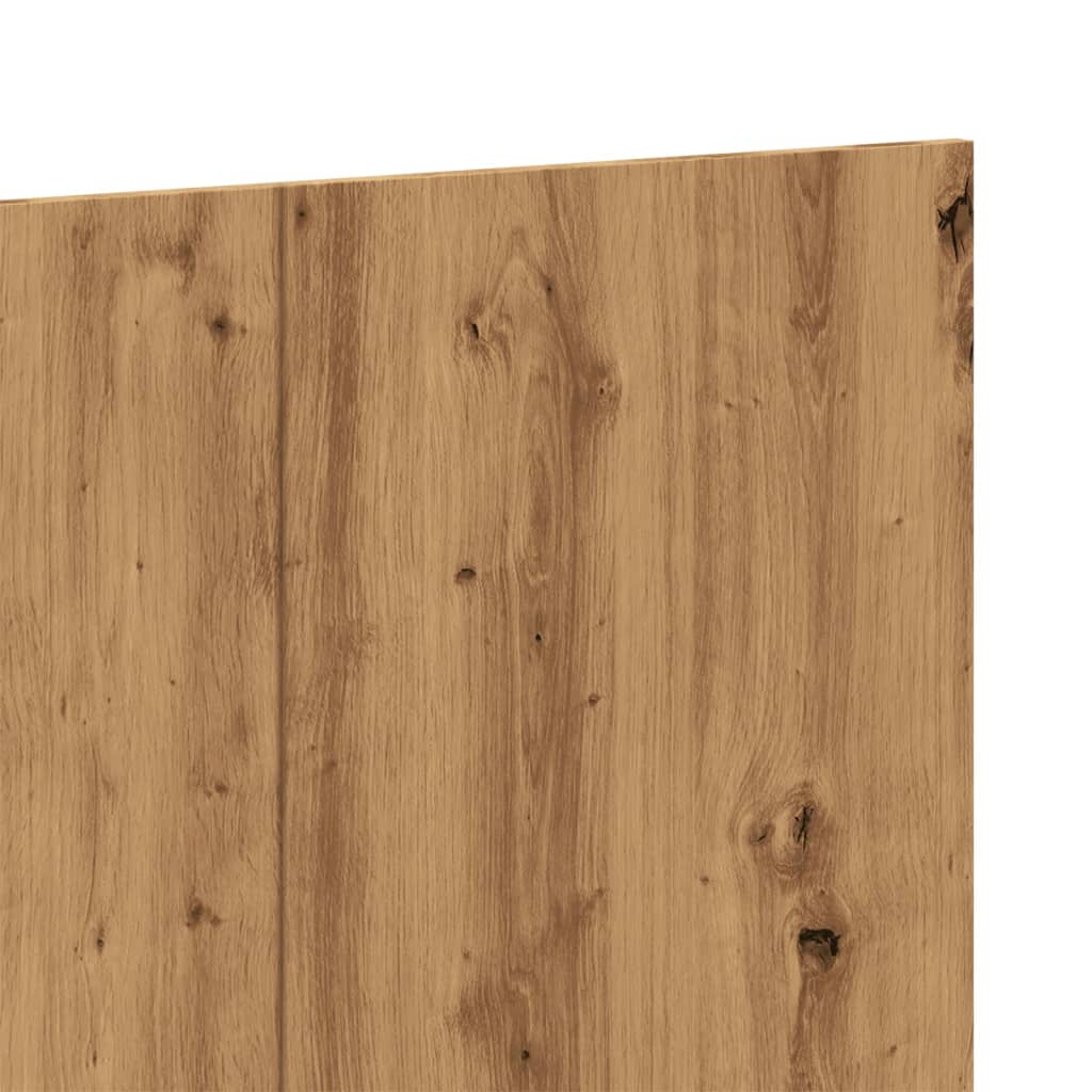 Bed Headboard Artisan Oak 200x1.5x80 cm Engineered Wood