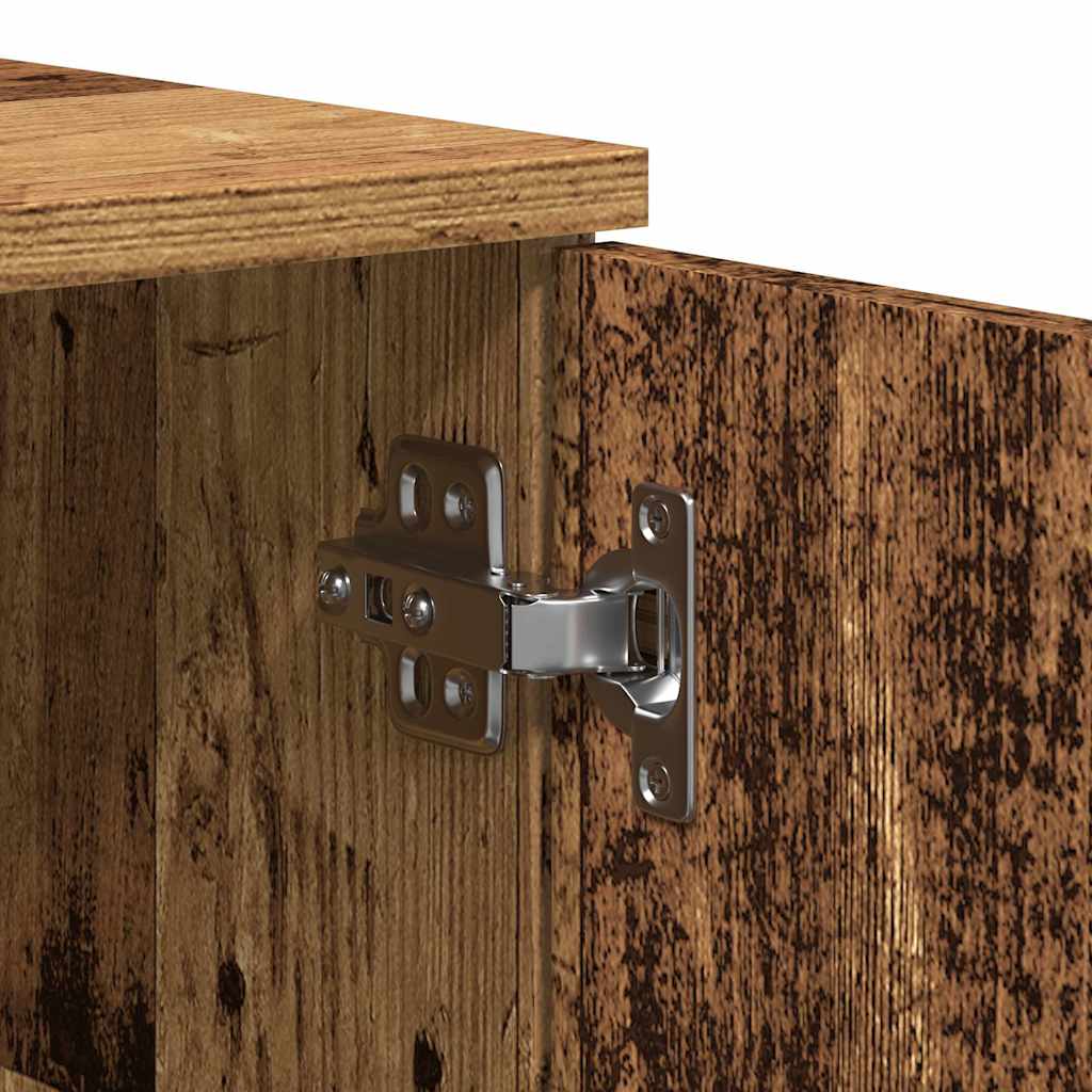 TV Cabinet Old Wood 140x35x40 cm Engineered Wood