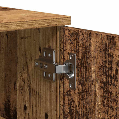 TV Cabinet Old Wood 140x35x40 cm Engineered Wood