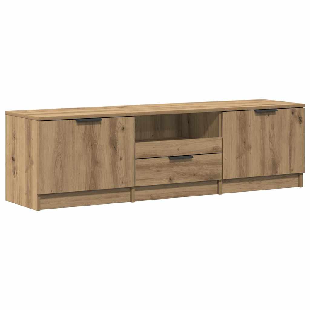 TV Cabinet Artisan Oak 140x35x40 cm Engineered Wood