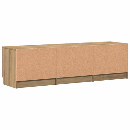 TV Cabinet Artisan Oak 140x35x40 cm Engineered Wood