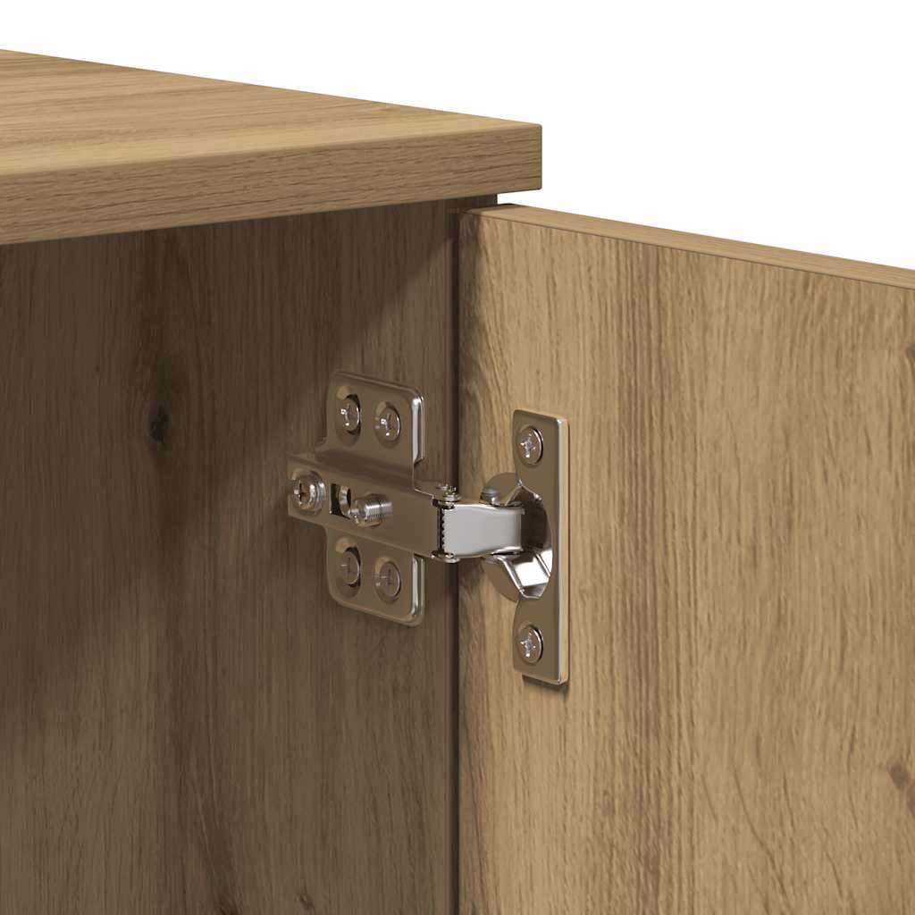 TV Cabinet Artisan Oak 140x35x40 cm Engineered Wood