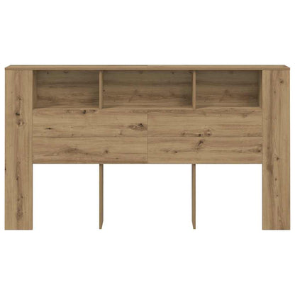 Headboard Cabinet Artisian Oak 180x18.5x102.5 cm Engineered Wood