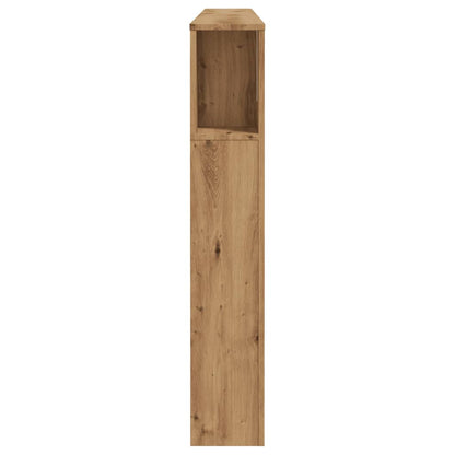 Headboard Cabinet Artisian Oak 200x18.5x102.5 cm Engineered Wood