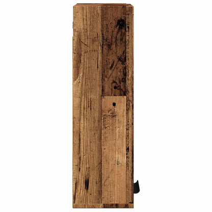 Wall-mounted Bathroom Cabinet Old Wood 32x20x67 cm
