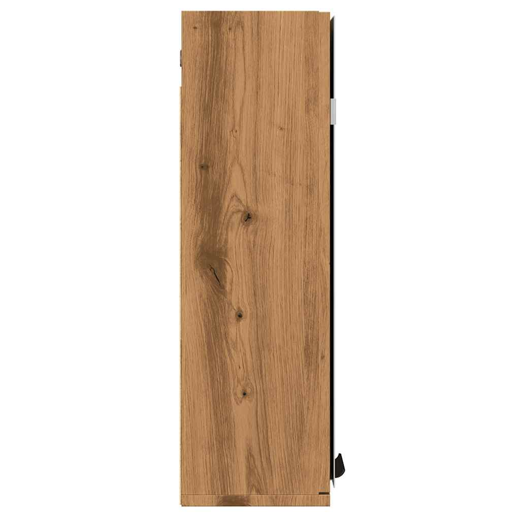 Bathroom Mirror Cabinet Artisan Oak 64x20x66.5 cm Engineered Wood