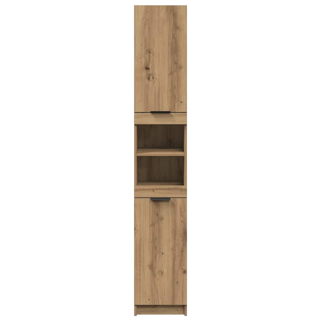 Bathroom Cabinet Artisan Oak 32x34x188.5 cm Engineered Wood