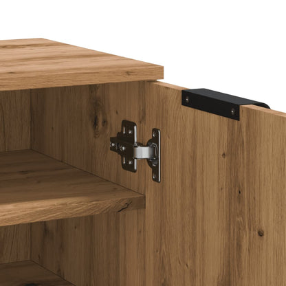 Shoe Cabinet Artisian Oak 59x35x100.5 cm Engineered Wood