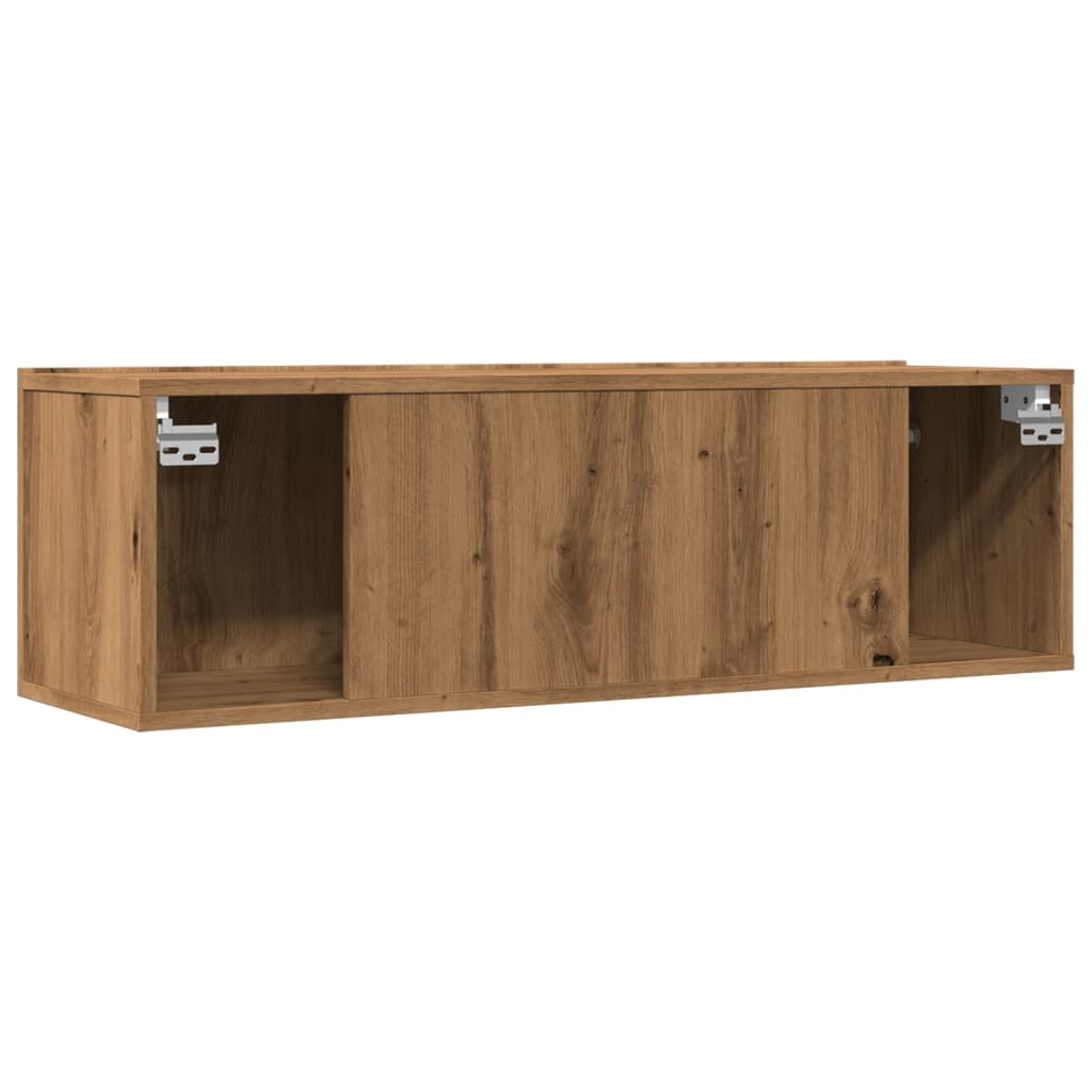 TV Cabinets Wall-mounted 2 pcs Artisian Oak 100x30x30 cm