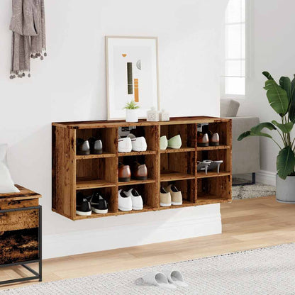 Shoe Cabinets 2 pcs Old Wood 52x30x50 cm