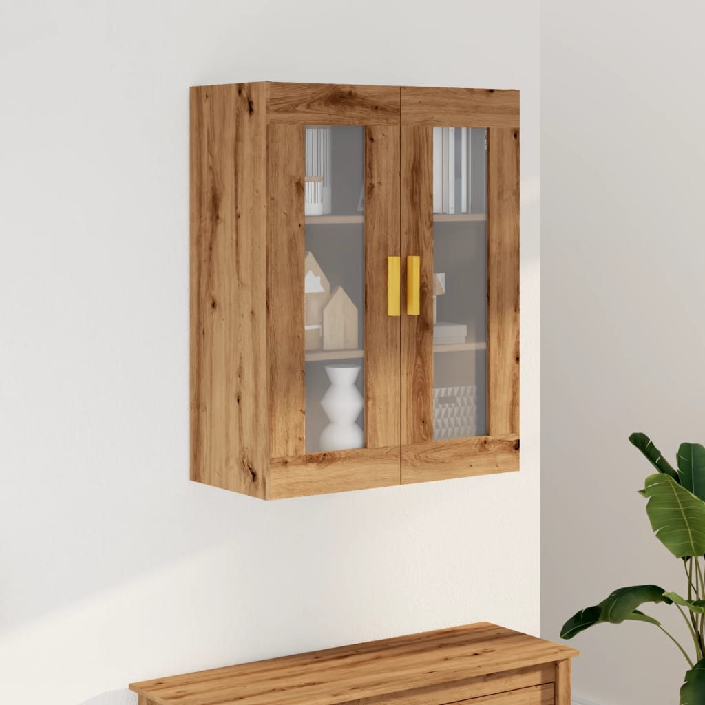 Hanging Wall Cabinet Artisian Oak 69.5x34x90 cm