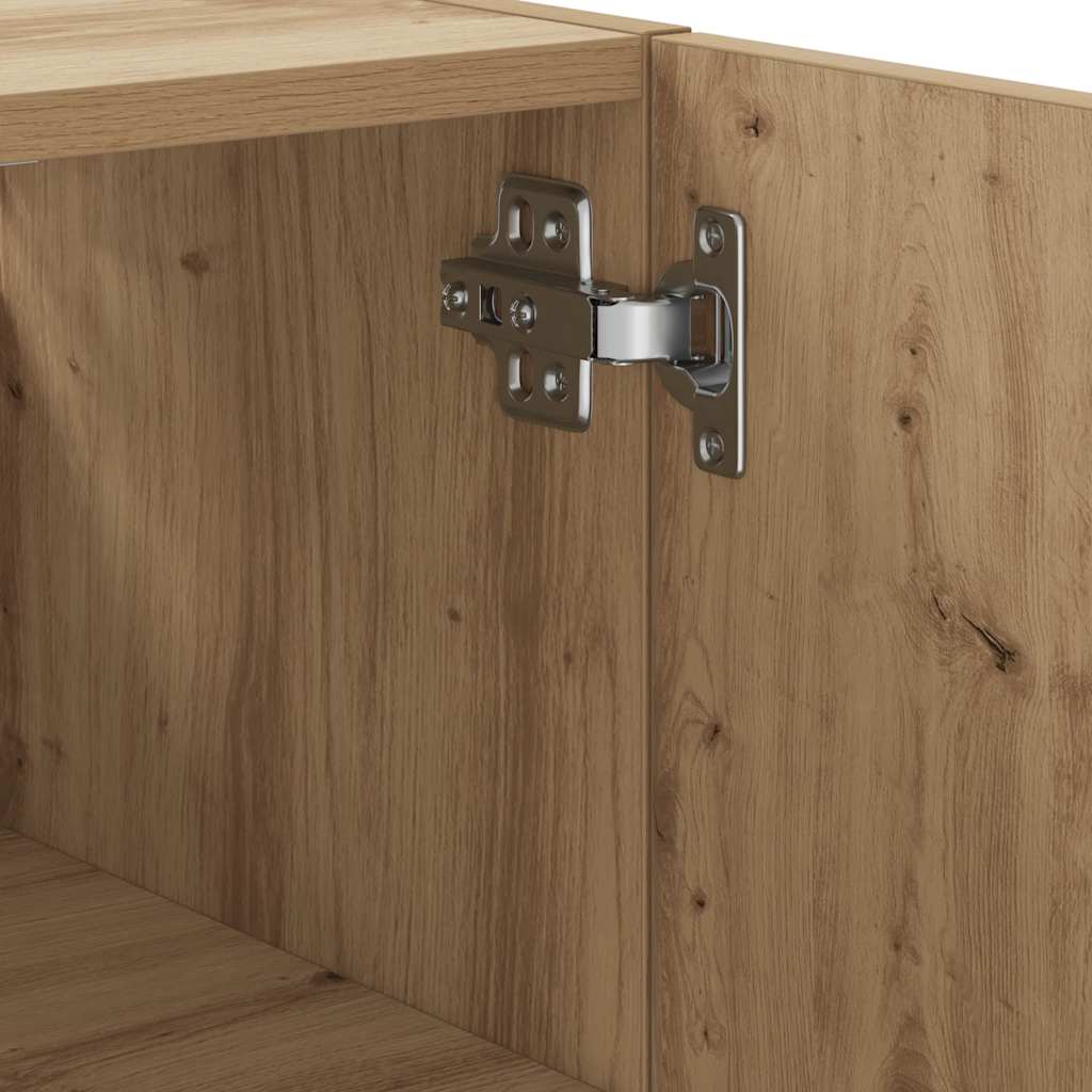 Wall Cabinet Artisan Oak 60x31x70 cm Engineered Wood