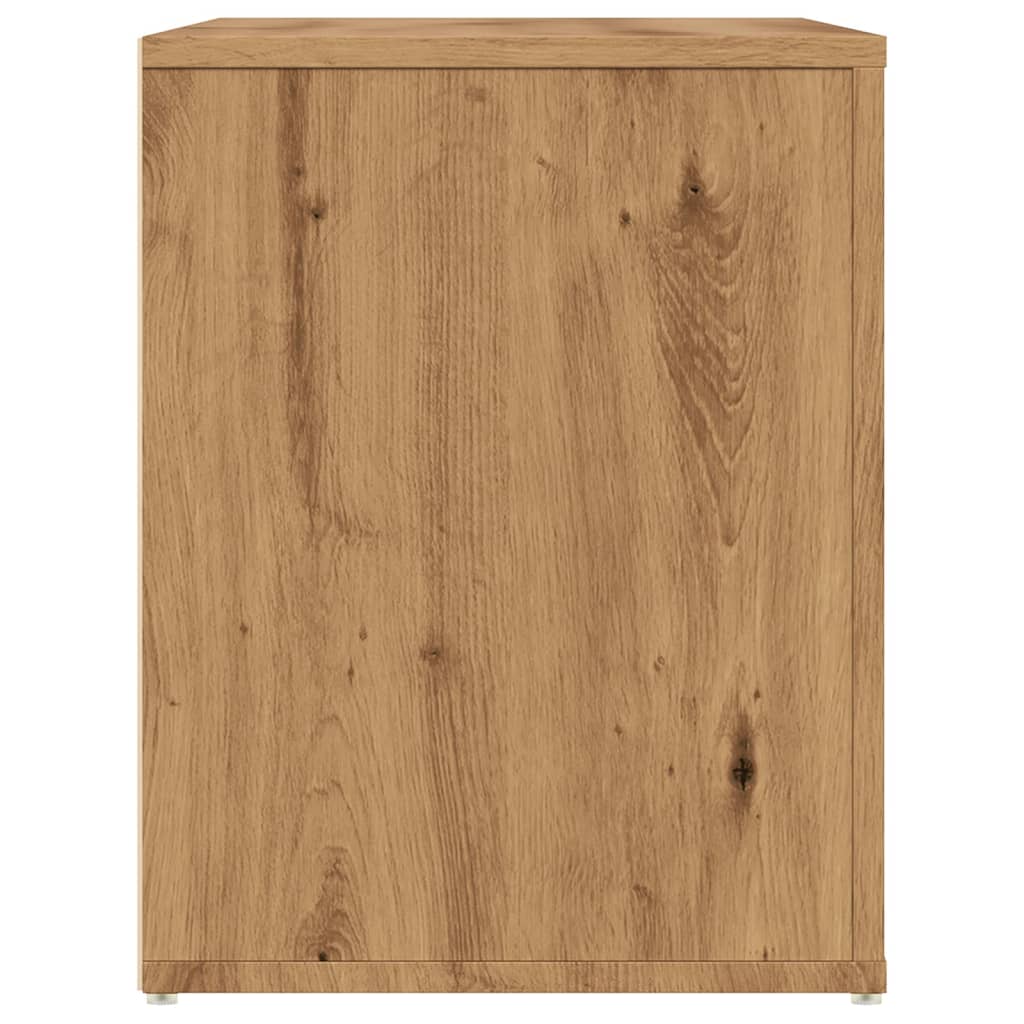 Shoe Bench Artisan Oak 100x35x45 cm Engineered Wood
