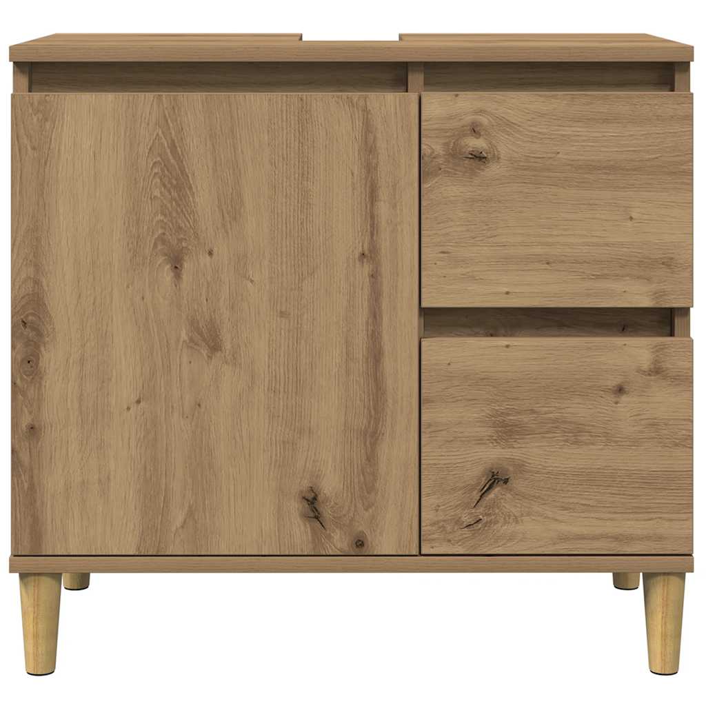 Sink Cabinet Artisan Oak 65x33x60 cm Engineered Wood