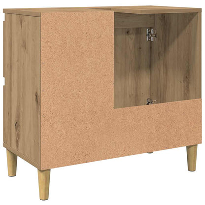 Sink Cabinet Artisan Oak 65x33x60 cm Engineered Wood