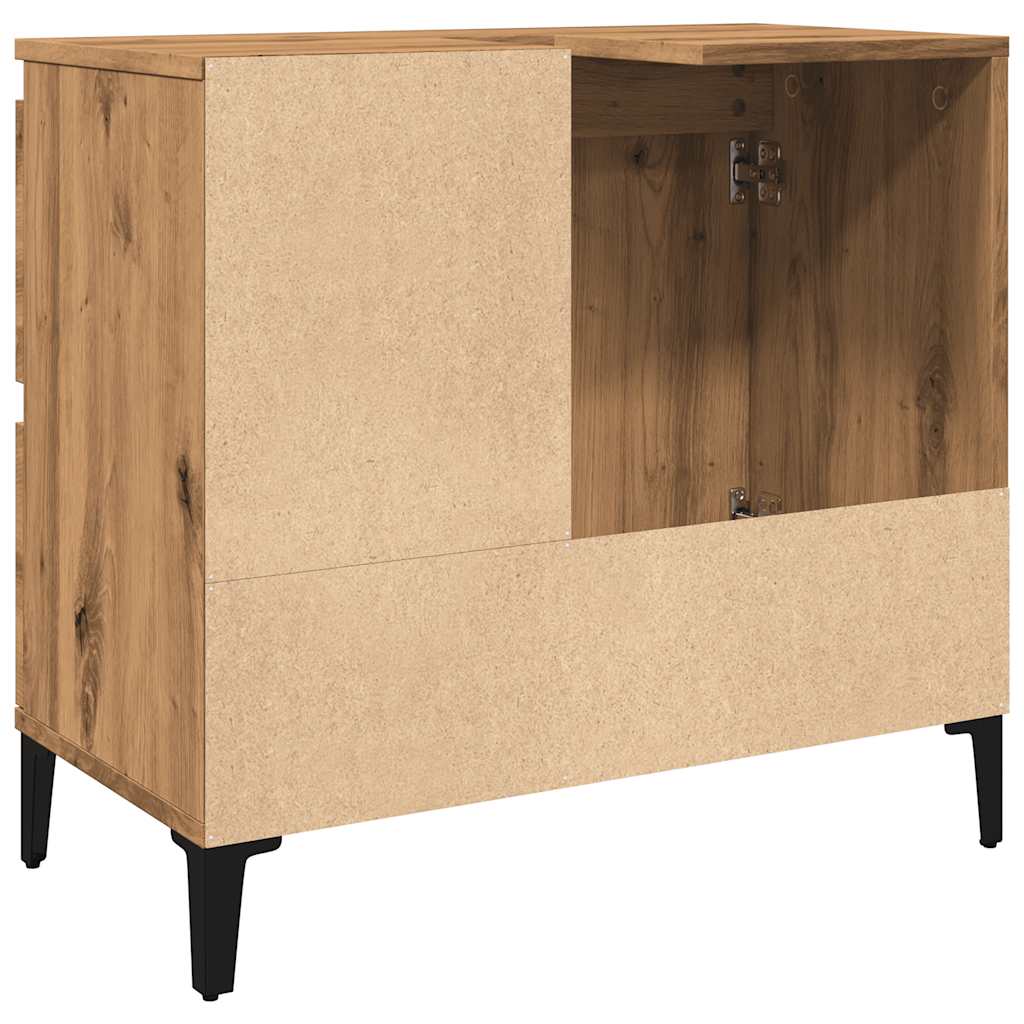 Sink Cabinet Artisan Oak 65x33x60 cm Engineered Wood