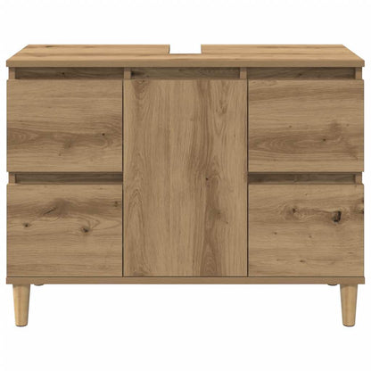 Sink Cabinet Artisan Oak 80x33x60 cm Engineered Wood