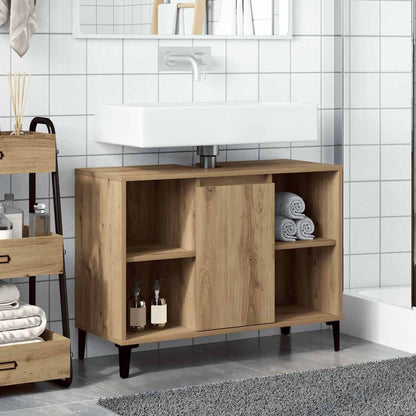 Sink Cabinet Artisan Oak 80x33x60 cm Engineered Wood