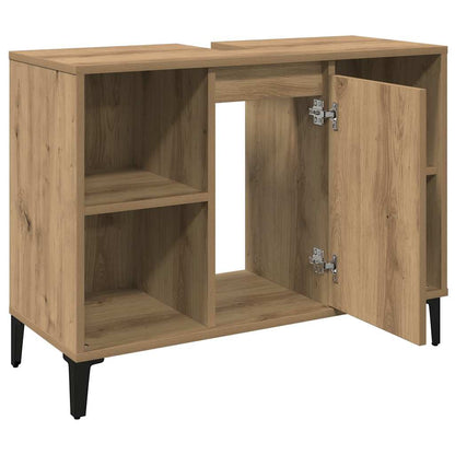 Sink Cabinet Artisan Oak 80x33x60 cm Engineered Wood