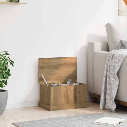 Storage Box Artisan Oak 30x50x28 cm Engineered Wood