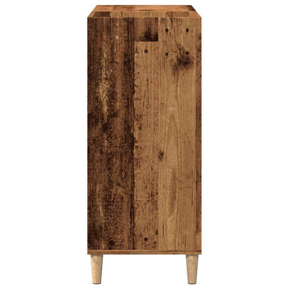 Record Cabinet Old Wood 84.5x38x89 cm Engineered Wood