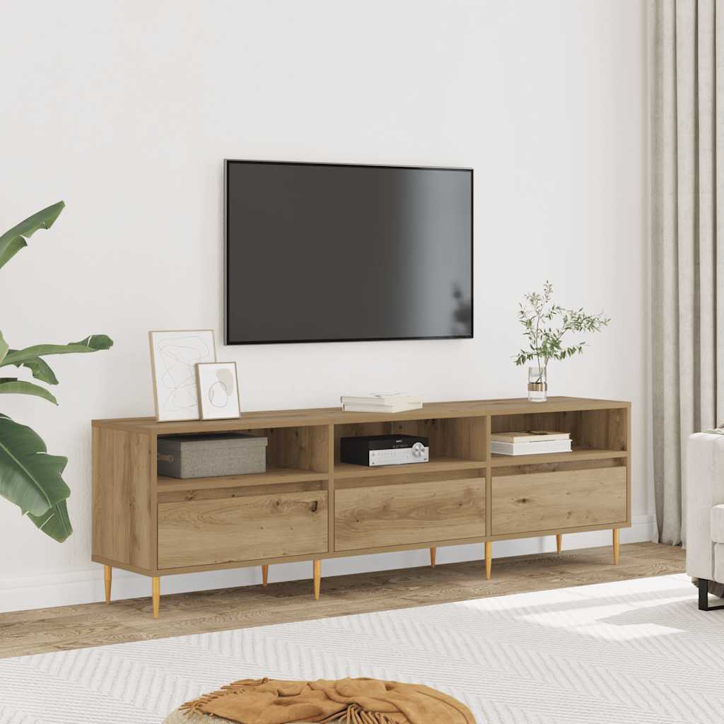 TV Cabinet Artisan Oak 150x30x44.5 cm Engineered Wood