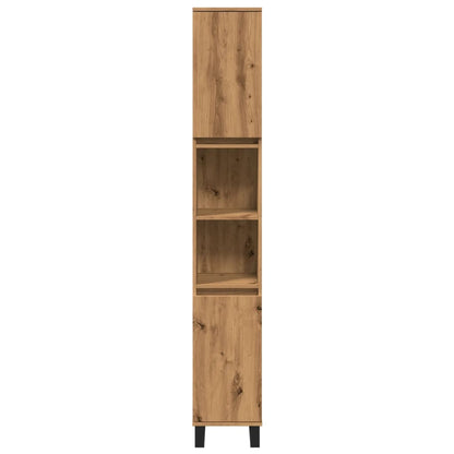 Bathroom Cabinet Artisan Oak 30x30x190 cm Engineered Wood