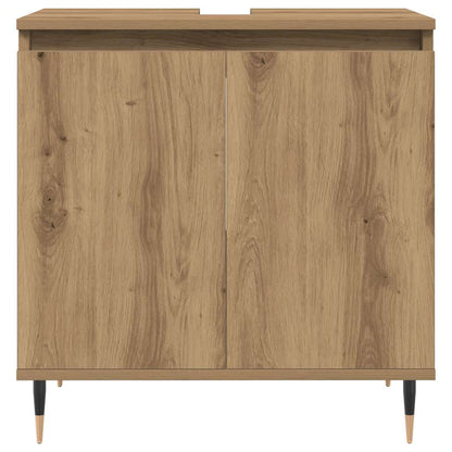 Bathroom Cabinet Artisan Oak 58x33x60 cm Engineered Wood