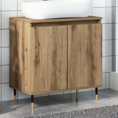 Bathroom Cabinet Artisan Oak 58x33x60 cm Engineered Wood