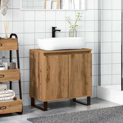Bathroom Cabinet Artisan Oak 58x33x60 cm Engineered Wood