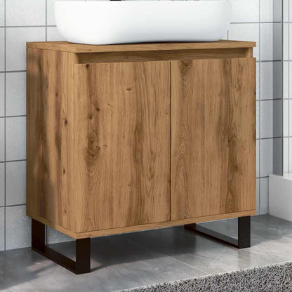 Bathroom Cabinet Artisan Oak 58x33x60 cm Engineered Wood