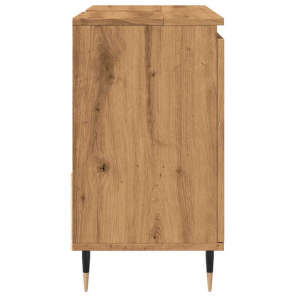 Bathroom Cabinet Artisan Oak 65x33x60 cm Engineered Wood