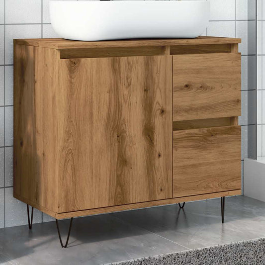 Sink Cabinet Artisan Oak 65x33x60 cm Engineered Wood