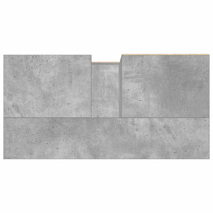 Bathroom Sink Cabinet Concrete Grey 65x33x60 cm Engineered Wood