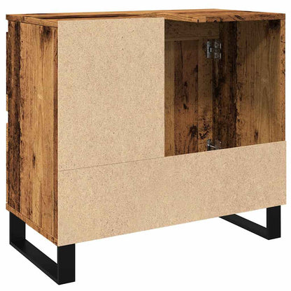 Bathroom Sink Cabinet Old Wood 65x33x60 cm Engineered Wood