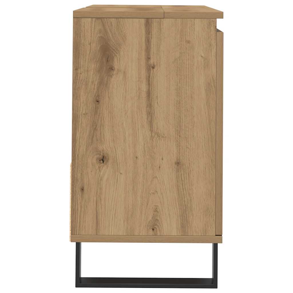 Bathroom Sink Cabinet Artisan Oak 65x33x60 cm Engineered Wood