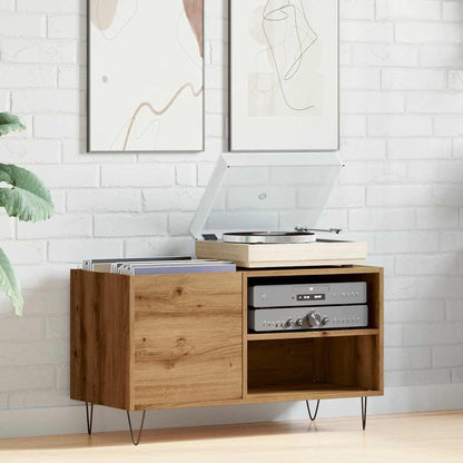 Record Cabinet Artisan Oak 84.5x38x48 cm Engineered Wood