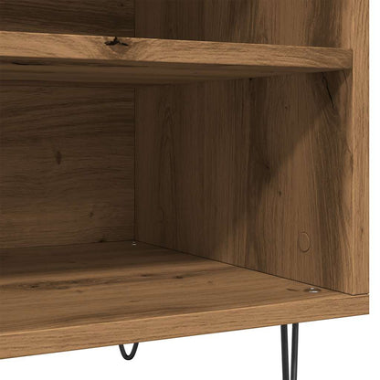 Record Cabinet Artisan Oak 84.5x38x48 cm Engineered Wood
