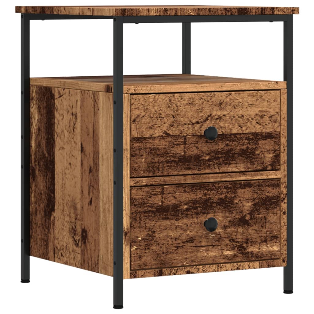 Bedside Cabinet Old Wood 44x45x60 cm Engineered Wood