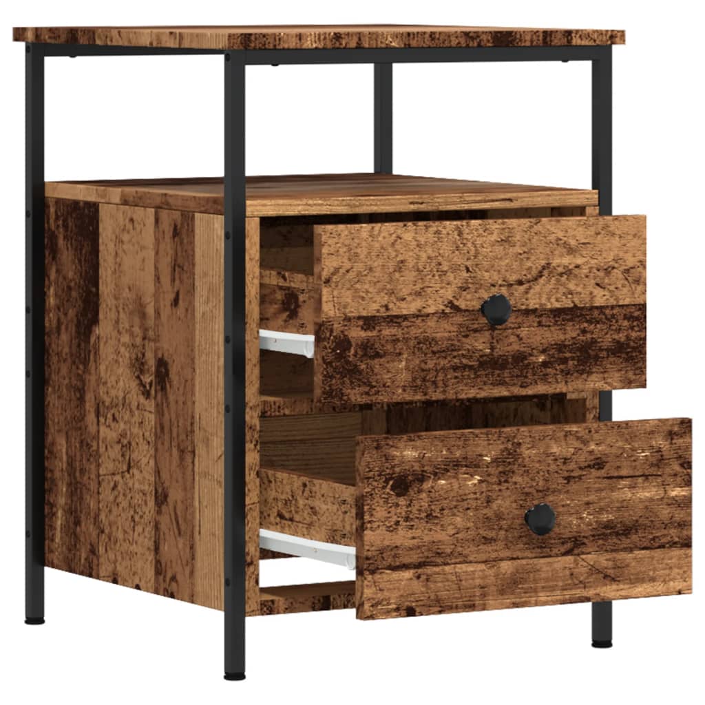 Bedside Cabinet Old Wood 44x45x60 cm Engineered Wood
