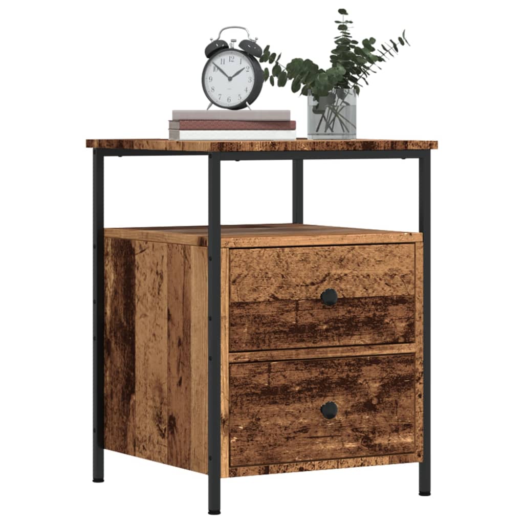 Bedside Cabinet Old Wood 44x45x60 cm Engineered Wood
