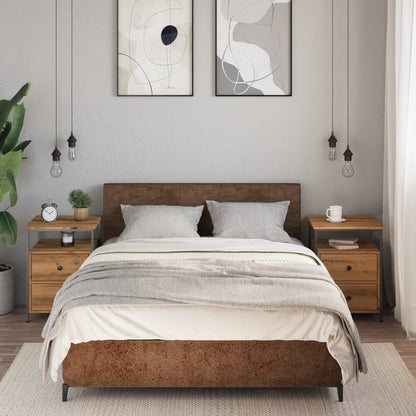 Bedside Cabinets 2 pcs Artisan Oak 44x45x60 cm Engineered Wood