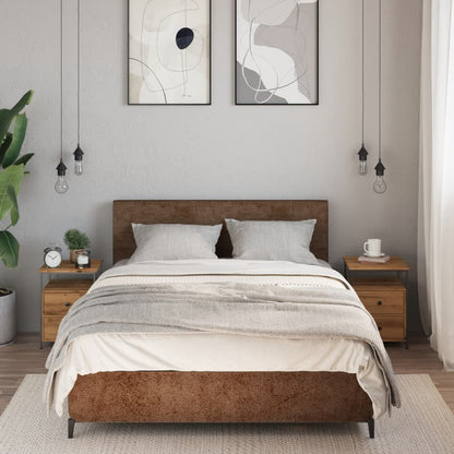 Bedside Cabinets 2 pcs Artisan Oak 34x35.5x50 cm Engineered Wood