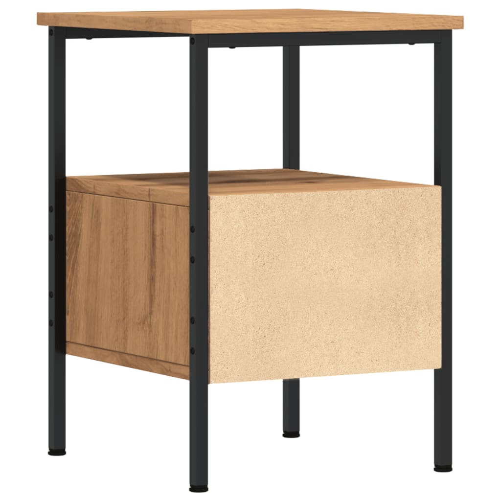 Bedside Cabinets 2 pcs Artisan Oak 34x36x50 cm Engineered Wood