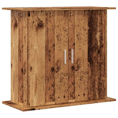 Aquarium Stand Old Wood 81x36x73 cm Engineered Wood