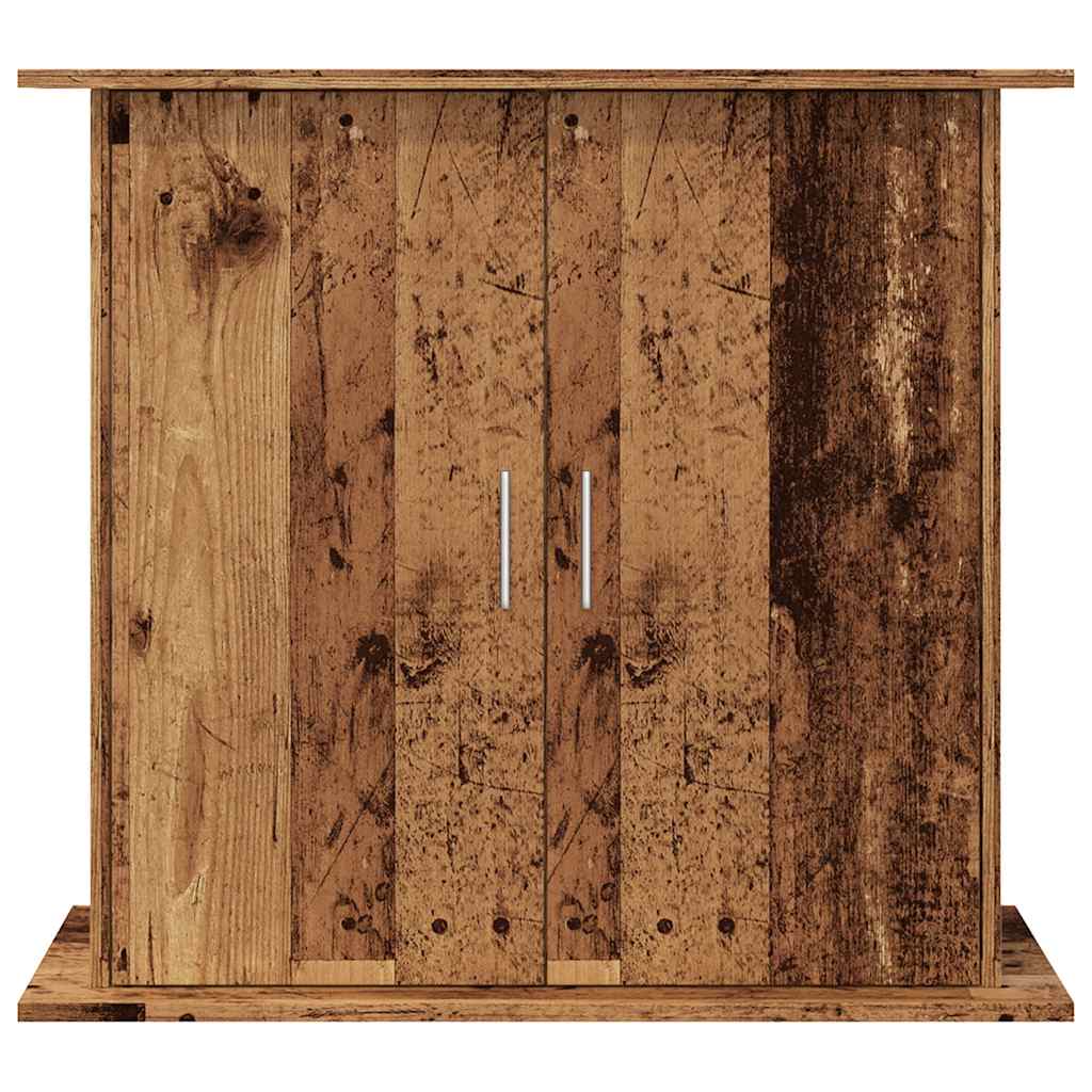 Aquarium Stand Old Wood 81x36x73 cm Engineered Wood