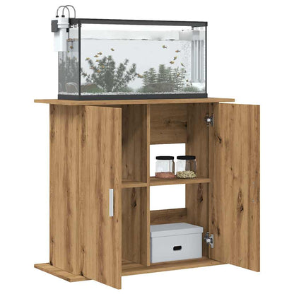 Aquarium Stand Artisan Oak 81x36x73 cm Engineered Wood