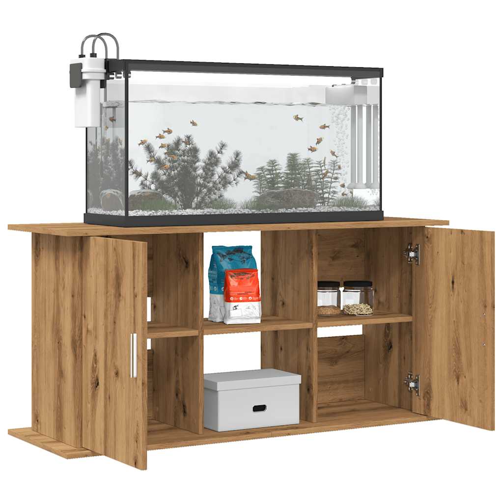 Aquarium Stand Artisan Oak 121x41x58 cm Engineered Wood