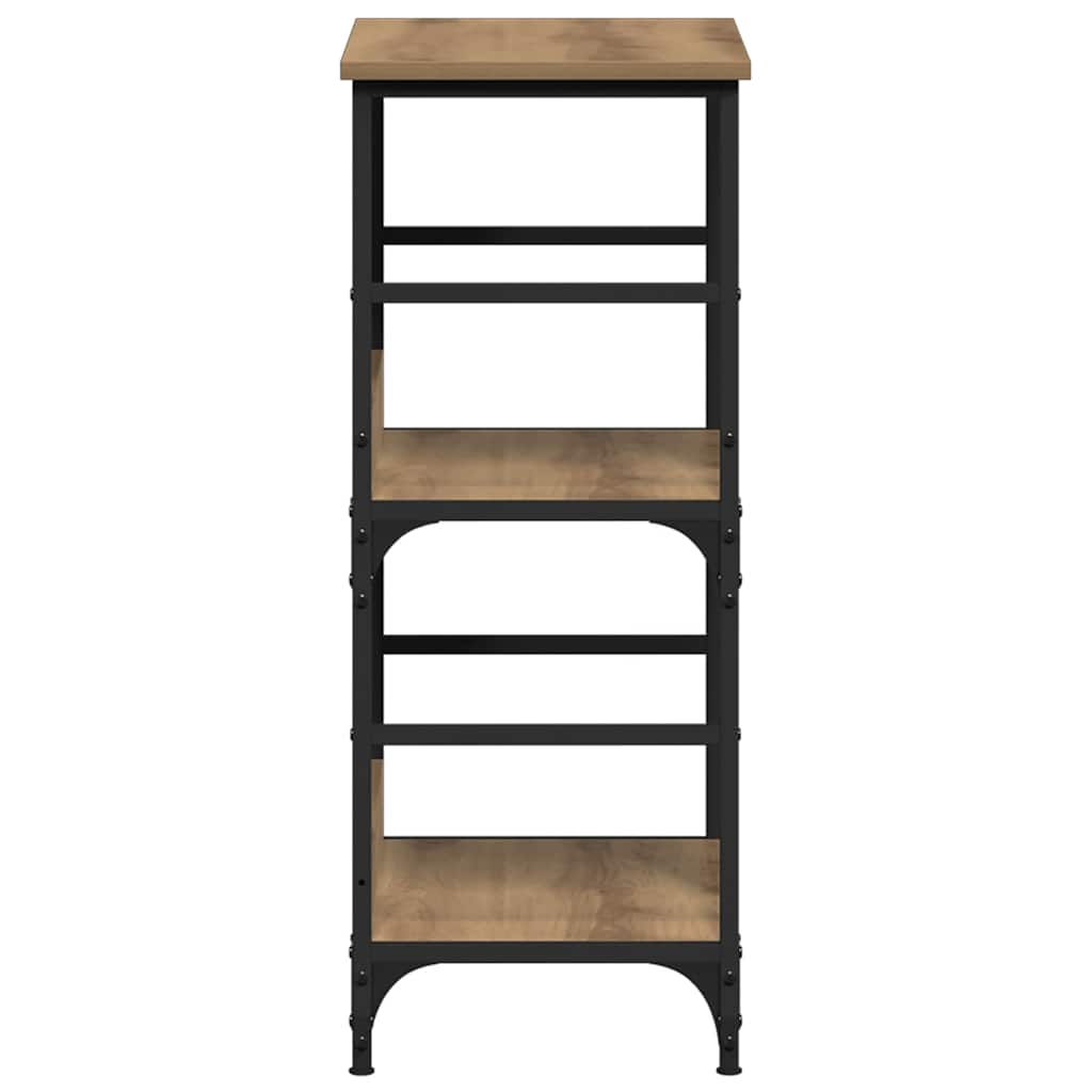 Book Cabinet Artisan Oak 50x33x82 cm Engineered Wood